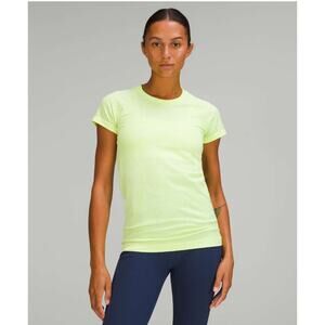 Lululemon Swiftly Short Sleeve Shirt Neon Lemon Sorbet Highlight Yellow 10